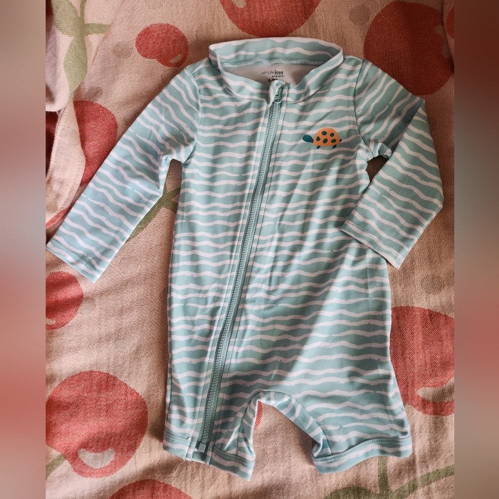 2/$30 Carter's Cute One Piece Swim Suit Baby 6-9 Months